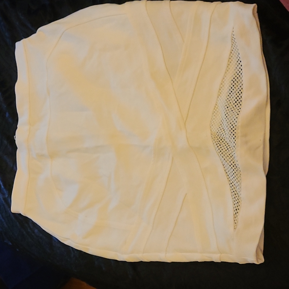 Guess white pencil skirt size Md